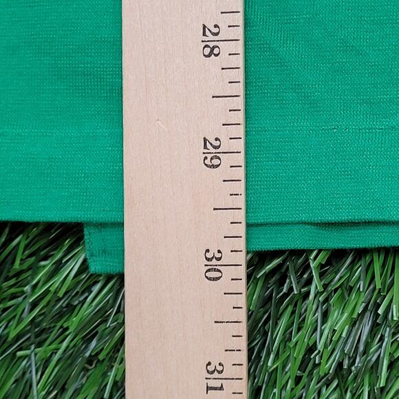 Vintage 80s Jantzen Disco Hippie Button Shirt S/M 19x30 Green - Picture 12 of 12